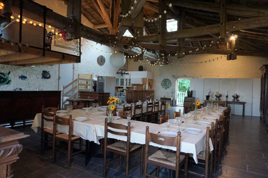 Vue de la salle des vendanges