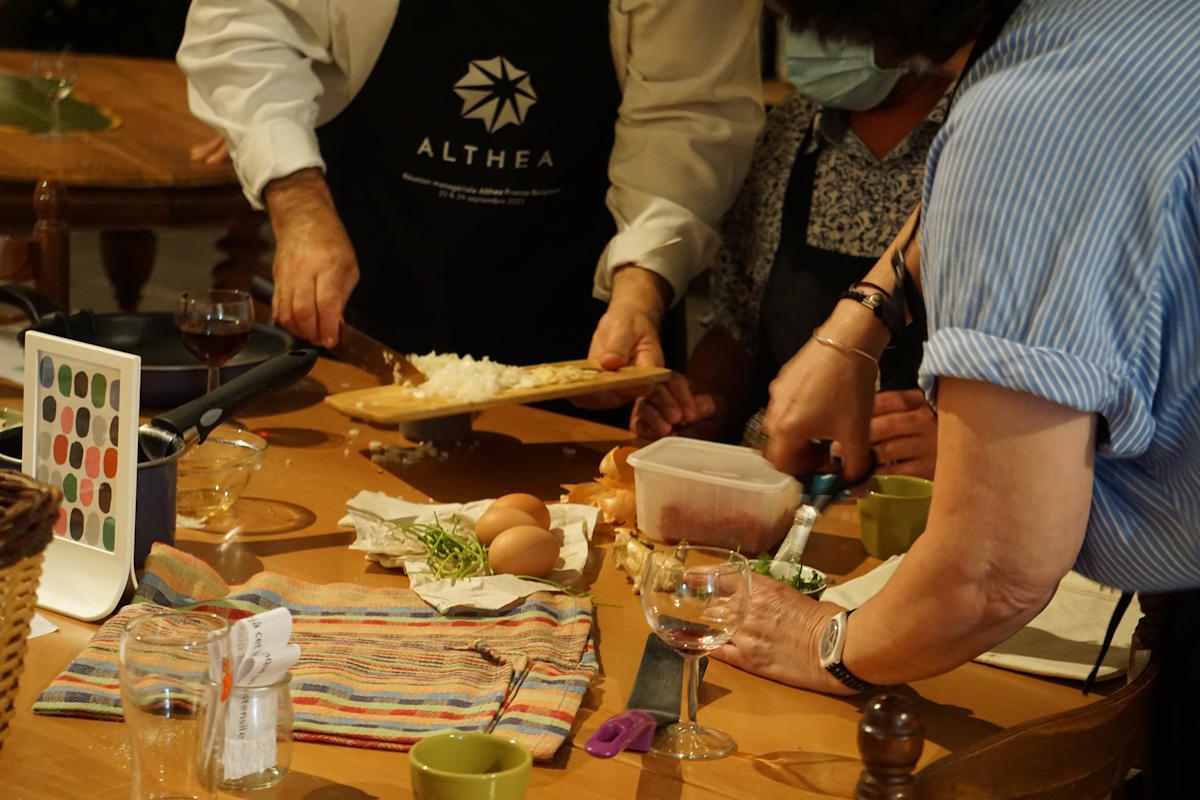Atelier cuisine en équipe